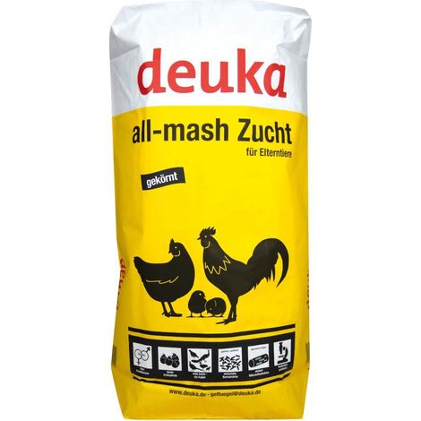 Deuka all-mash Zucht gek. - Aliment pour l’élevage, granulés 25 kg aliment pour animaux reproducteurs, aliment en grains, farine de ponte, aliment