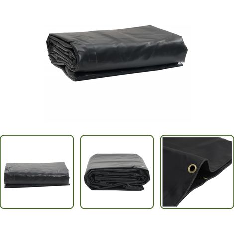 vidaXL Bâche anti-moisissures - Bâche anthracite 5x5 m 650 g/m² (1/5)