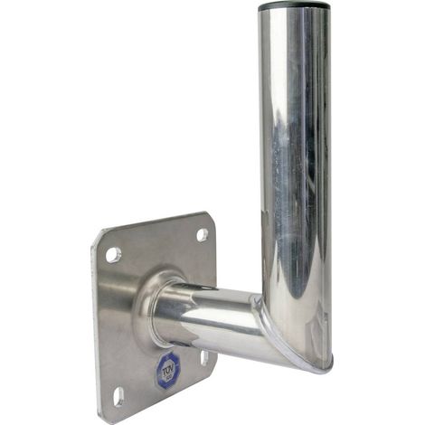 Support mural pour antenne satellite – Écartement 15 cm – Fixation pour parabole jusqu'à 90 cm – Aluminium certifié TÜV – Schwaiger Gmbh
