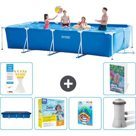 Rechteckiger Frame Pool - 450x220x84 cm - 7-teilig S57
