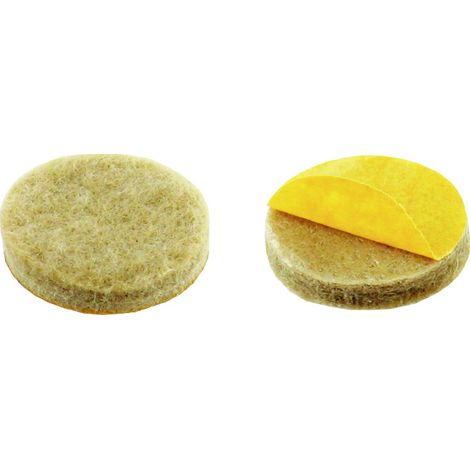 Superfeutre-Patin Beige ø25 8 Stück - Vynex