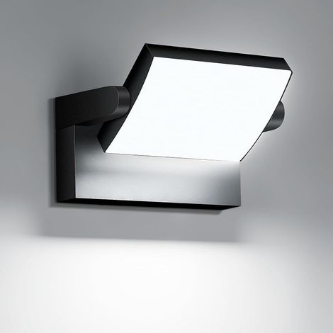 40W Appliques Murales Extérieure avec panneau LED pivotant à 350° Noir Applique Exterieur 4000Lm Projecteur LED 6000K Blanc Froid Applique Intérieur étanche IP65 (1/5)