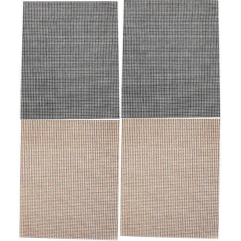 4 tapis de grille pour barbecue