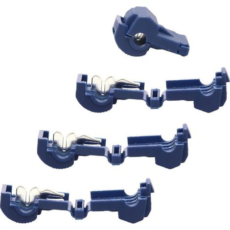 AHLSEN Borne de fil périphérique pour tondeuse à gazon robotisée 1 jeu (10 pièces) Connecteur de dérivation de type T, connecteur rapide, borne de connexion, connecteur de câble pour boucle fixe (1/3)