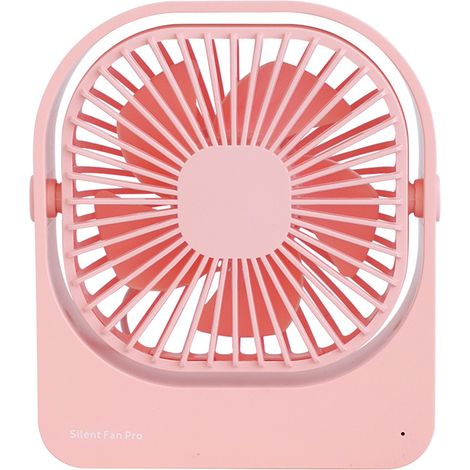 LAN Petit ventilateur USB - Ventilateur de bureau silencieux, ventilateur portable à 3 vitesses, rotation à 360°, maison, bureau, mini ventilateur de bureau