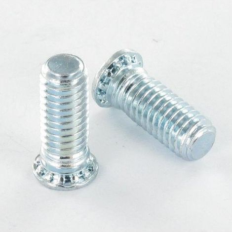 Vis à sertir 6X16 Diamètre de tête: 8.2 Classe 8.8 Acier zingué-1 pièce (1/2)