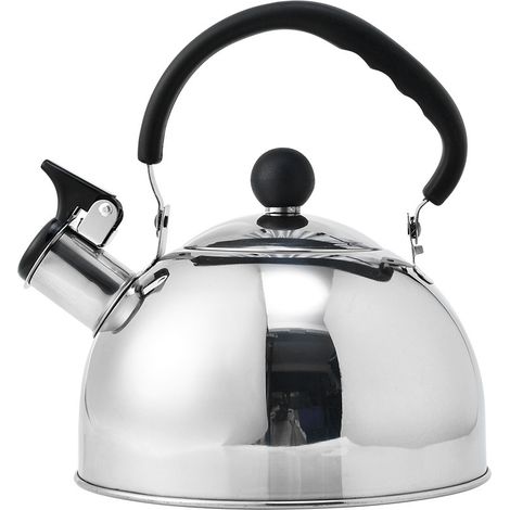 Bouilloire sifflante induction en Poignée pliable Compatible tous feux dont 2.5L Acier inoxydable Acier (1/5)