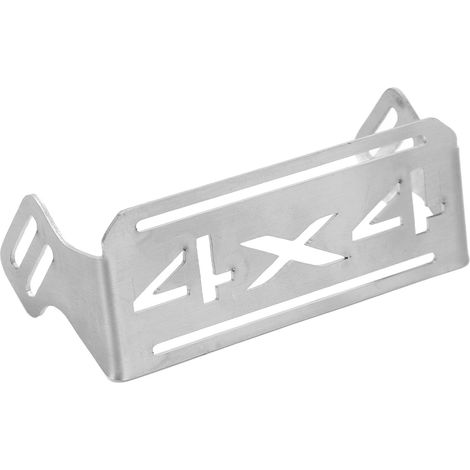 Plaque de Protection Avant en Acier Inox pour Châssis RC Traxxas - Renforcée et Durable (1/5)