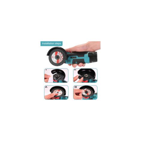 Meule de 75 mm de diamètre et d'alésage de 10 mm, trois accessoires optionnels pour meuleuse d'angle électrique multifonctionnelle-Crezuo