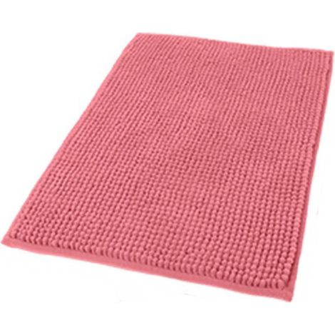 Tapis De Bain Accessoire 45 X 75 Cm Tissu Rose 69949 (1/2)