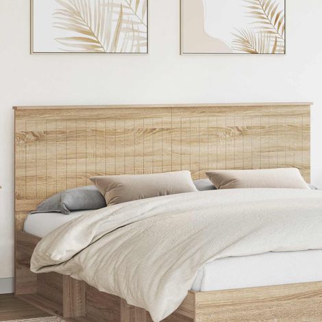 Tête de lit-Panneau de lit Chêne Sonoma 180 cm Bois d'ingénierie 665146 (1/5)