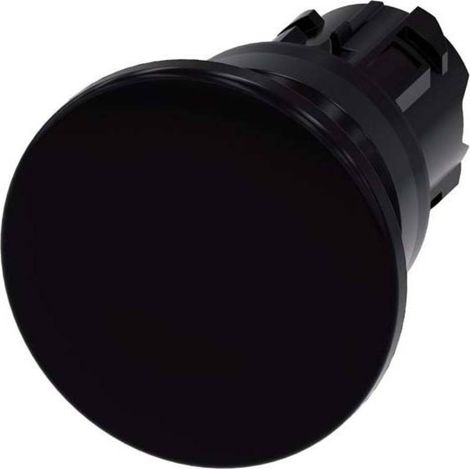SIEMENS SIRIUS ATC PULSANTE FUNGO 22 MM ROTONDO PLASTICO NERO 40 MM MOMENTANEO (1/4)