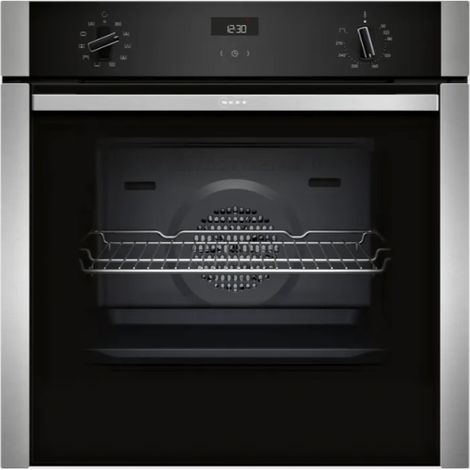 Neff N 50 B3ACE4AN3F. Dimensione del forno: Media, Tipo di forno: Forno elettrico, Capacità interna forno totale: 71 L. Posizionamento dell'apparecchio: Da incasso, Colore del pro... - Neff B3ACE4AN3F