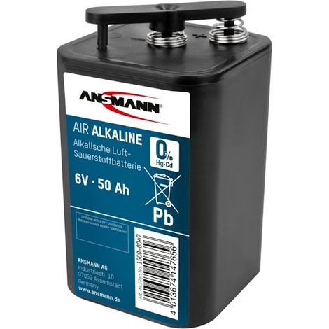 BATTERIA ANSMANN ALCALINA ZINCO ARIA 6V 50AH 1500-0047