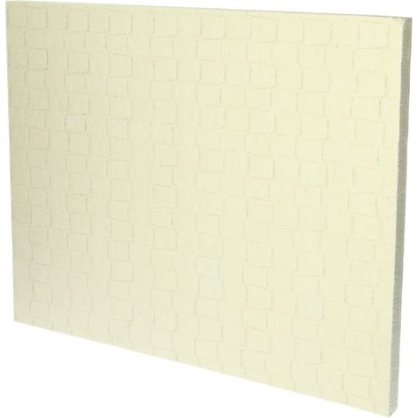 Le Sanitaire – Plaque de fibre céramique FIRE-BOARD 500 x 400 x 25 mm – Isolation jusqu'à 1250°C – Accessoire de cheminée et poêle