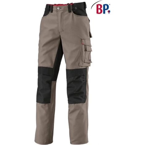 [NEUWERTIG] B-Ware BP Bundhose Hose Arbeitshose Kniepolstertasche Herren Walnuss Schwarz Größe 52 S (1/2)