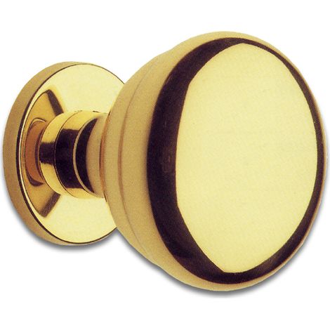 Ghidini 744770501 Pomolo Ottone Lucido Milena 70mm (1/4)