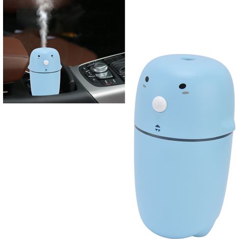 300-ml-Luftbefeuchter fürs Auto, zweistufiger Sprühnebel, leise, Tischluftbefeuchter, USB-Anschluss, blau (1/5)
