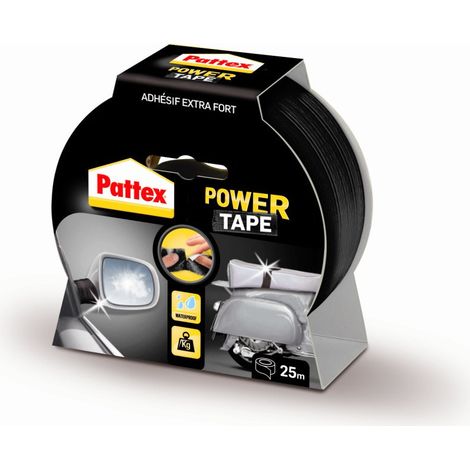 Cinta adhesiva Power 5x25m Negra Goulotte - Pattex