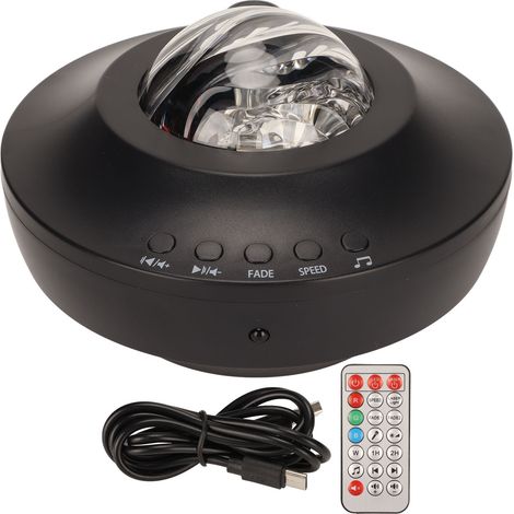 Projecteur d'aurores boréales, projecteur de galaxies, veilleuse, projecteur de ciel étoilé, enceinte Bluetooth à bruit blanc pour la décoration de la chambre et de la pièce (1/5)