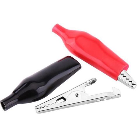 VGEBY pinces de batterie de voiture 20 pièces 35 MM pince crocodile en métal pince électrique crocodile pour tester la sonde (1/4)