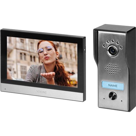 Orno ACERO videoportero pantalla táctil 7 pulgadas Full HD
