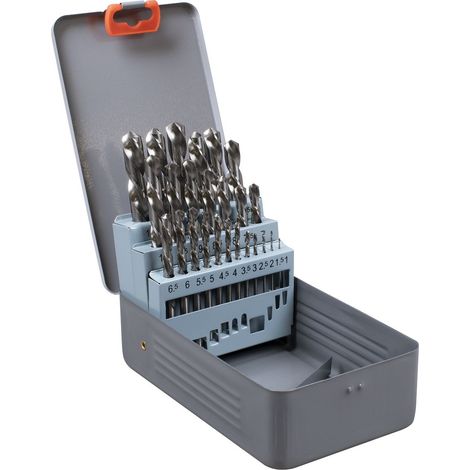 Sealey AK8191 Left-Hand Spiral Drill Bit Set 25pc