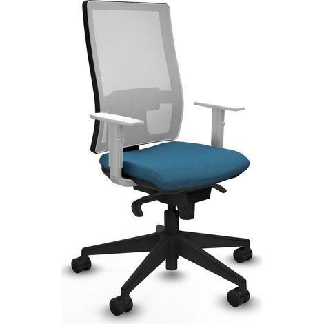 Piqueras y Crespo Hornas Chaise de bureau vert pétrole (1/3)