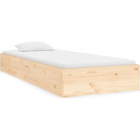 Maison Exclusive - Massivholzbett 90x190 cm