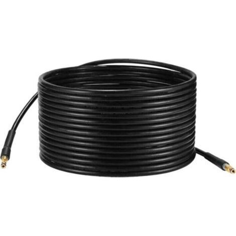 15M Rallonge de Tuyau pour Nettoyeur Haute Pression Kärcher K Series K2 K3 K4 K5 K6 K7 Karcher, 15M Flexible Tuyau de Rechange Quick Connect avec Embouts en Laiton (1/4)