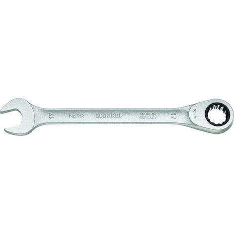 GEDORE CLÉ MIXTE 7R AVEC ANNEAU À CLIQUET, 18 MM, 1 PIÈCE, 2297167 (1/5)