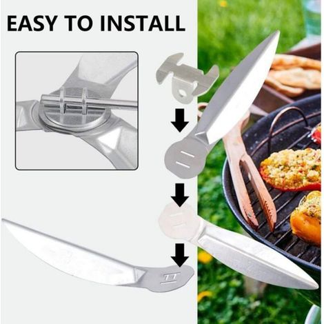 Kit de nettoyage pour gril à bouilloire - MHY® - 22-1/2 pouces - Compatible Weber 57 cm - Modèle Weber 7444 (1/4)