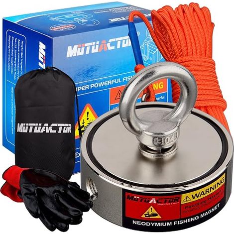 MUTUACTOR Neodymium Magnet Pulling Force Magnet Rope Magnetic Fishing