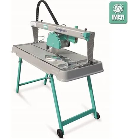 Imer – Scie à matériaux 250mm – Puissance 1.5kW – Profondeur de coupe 66mm – Vitesse 2800tr/min – Pour carreaux de grand format (1/3)