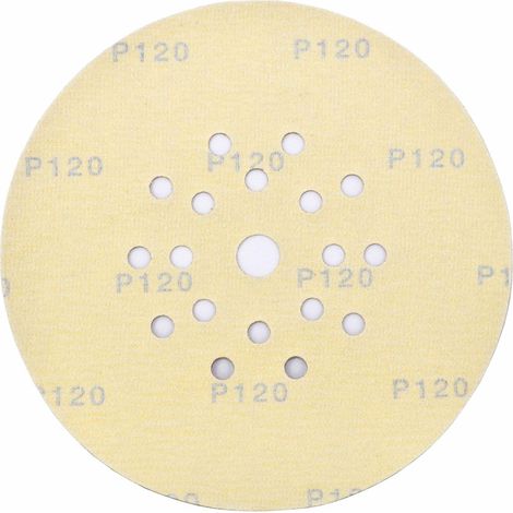 Discos de lijar awtools p150 225 mm 25 unidades extracción polvo velcro