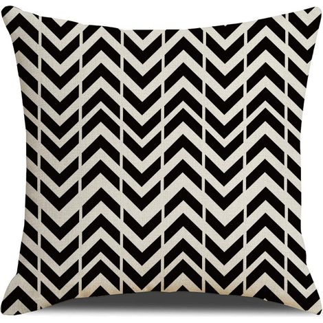 MINKUROW 2 Piezas Fundas de Cojín 45 x 45 cm, Funda de Cojín Decorativa Cuadrada Funda de Cojín de Sofá Colorido Impreso Geométrico Patrón Colorido Mingon Algodón Lino Decoración del hogar para Dormit (1/5)