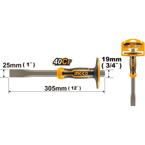 SCALPELLO CON PARAMANO 19X305MM