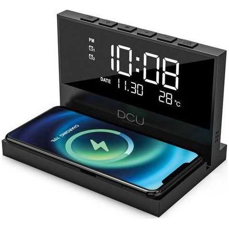 Reloj despertador carga inalambrica 15W 37300830 DCU