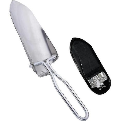 Mini pelle pliante en acier inoxydable pour jardinage, plantation, repiquage, désherbage, cadeau idéal pour les jardiniers (1/5)