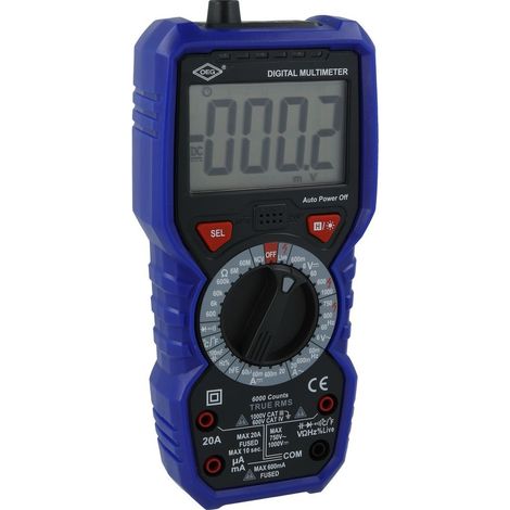 Multimètre numérique 600 V CAT IV et 1000 V CAT III