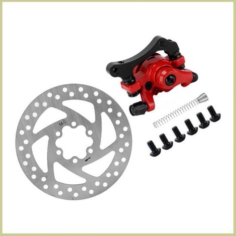 Cocosity Kit Étrier de Frein à Disque 140mm Résistance à l'Usure en Alliage d'Aluminium pour Trottinette Électrique (1/4)