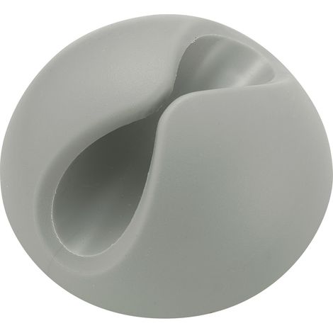 TRU COMPONENTS Kabelhalter selbstklebend 547611 Bündel-Ø-Bereich 9 mm (max) Grau 1 St. (1/2)