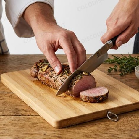 Cobye - Planche à découper en bambou 26x36 cm cuisine bois naturel alimentaire – Grande planche de cuisine robuste hygiénique (1/5)
