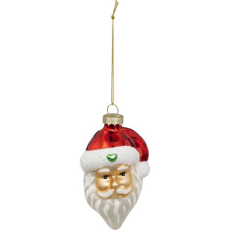 Weihnachtsmotiv Kopf des Weihnachtsmanns 14cm - Feeric lights & christmas