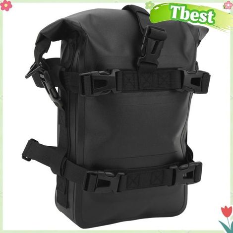 Motorcycle Crash Bar Sac, Motorcycle 4L Sac Latéral à Libération Rapide pour Voyager Noir (1/4)