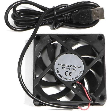 Ventilateur de boîtier PC 70 mm, alimentation 5 V CC, refroidissement CC - 1,5 cm