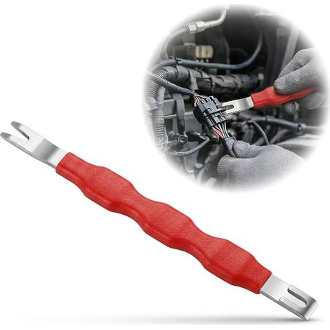 Extracteur Cosse Électrique Kit – Outil Dépinage Connecteur Auto Moto, Extracteur de Bornes en Acier Inoxydable, Outil Déconnecteur Faisceau Câble Universel Réparation Automobile (1/5)