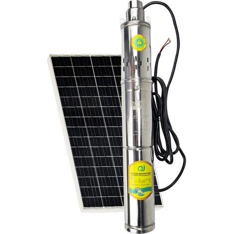 Pompe à eau solaire, puissance 370 W, débit 25 T/H, DC24 V, 370 W. (1/5)