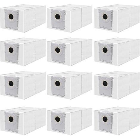 12 Staubsaugerbeutel für ECOVACS T50 Pro Omni/T50 Max Pro/T50 Omni/X8 PRO/X9 PRO Saugroboter, Staubsaugerbeutelzubehör mit Aktivkohle (1/4)