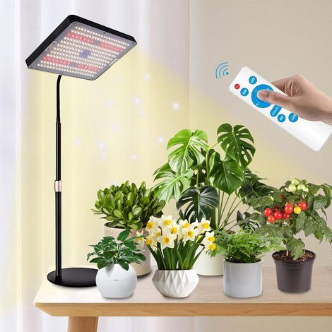 Lampe Horticole Led, Spectre Complet Lamp Plante, Dimmable Lampe Croissance Plante avec minuterie 4/8/12H,10 Luminosité, 3 Modes, Idéal pour Plants Interieur les Petites Plantes (1/5)